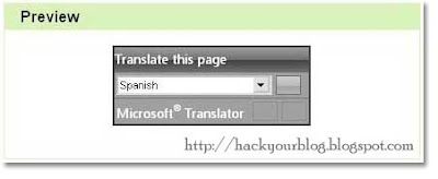 bing translator widget